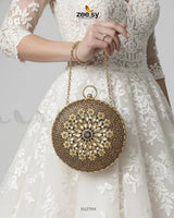 Midnight Sunburst Floral Ball Bag - Zeesy Jewellery