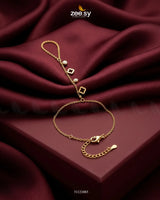 Minimalist Hath Phool Style Bracelet Bracelet - Zeesy Jewellery Pakistan | Premium Artificial & Imitation Jewellery
