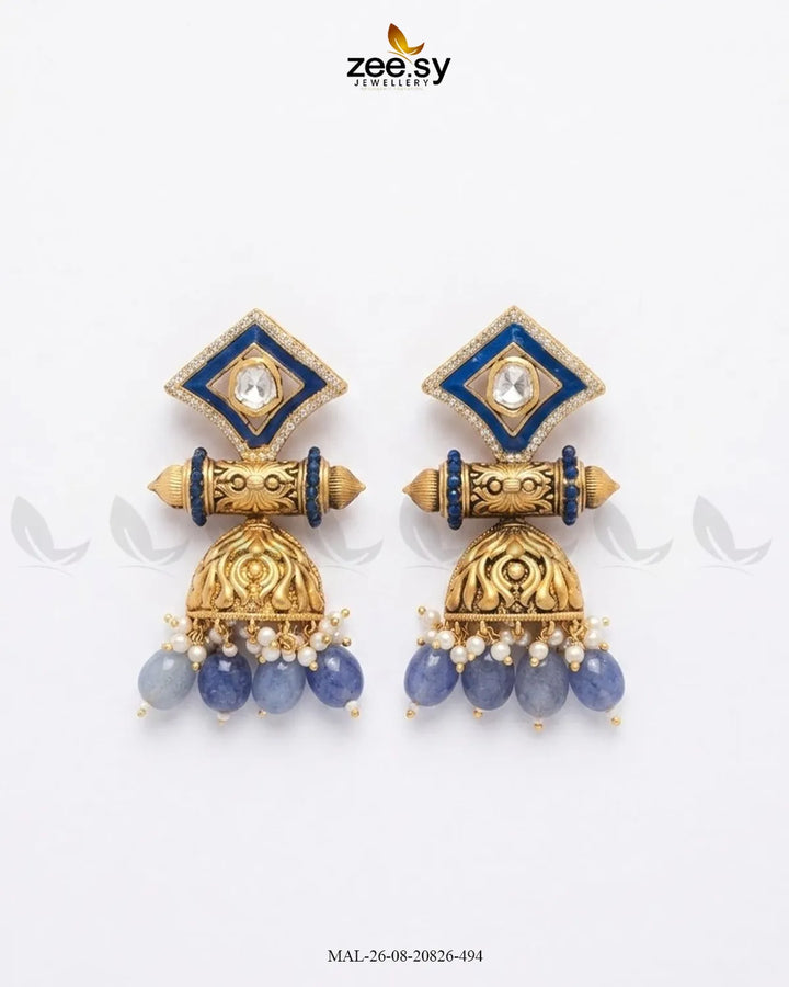 Mira Long Beaded Malla Set