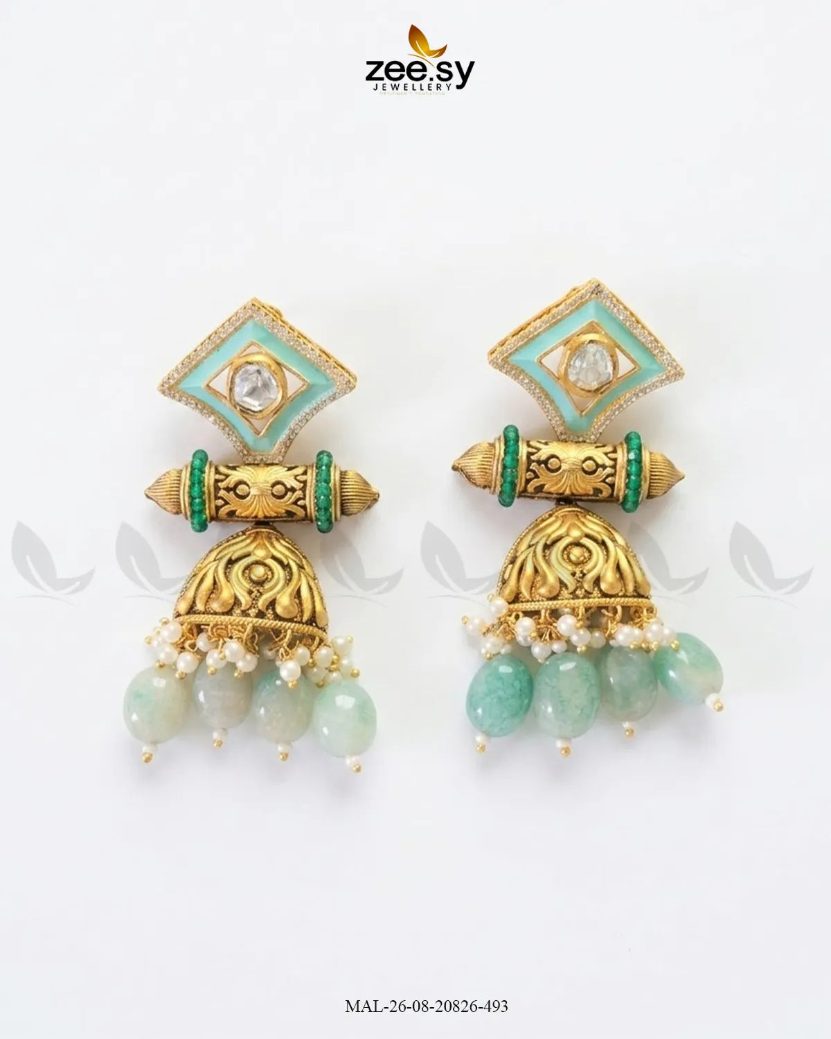 Mira Long Beaded Malla Set