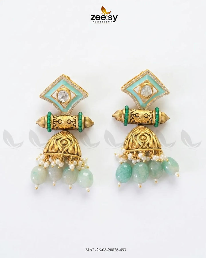 Mira Long Beaded Malla Set