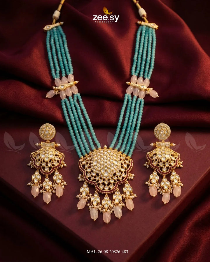 Mira Pearl Drop Malla Set