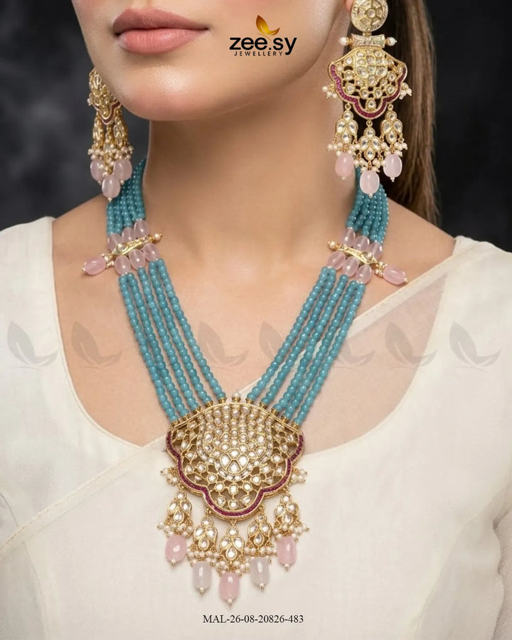 Mira Pearl Drop Malla Set