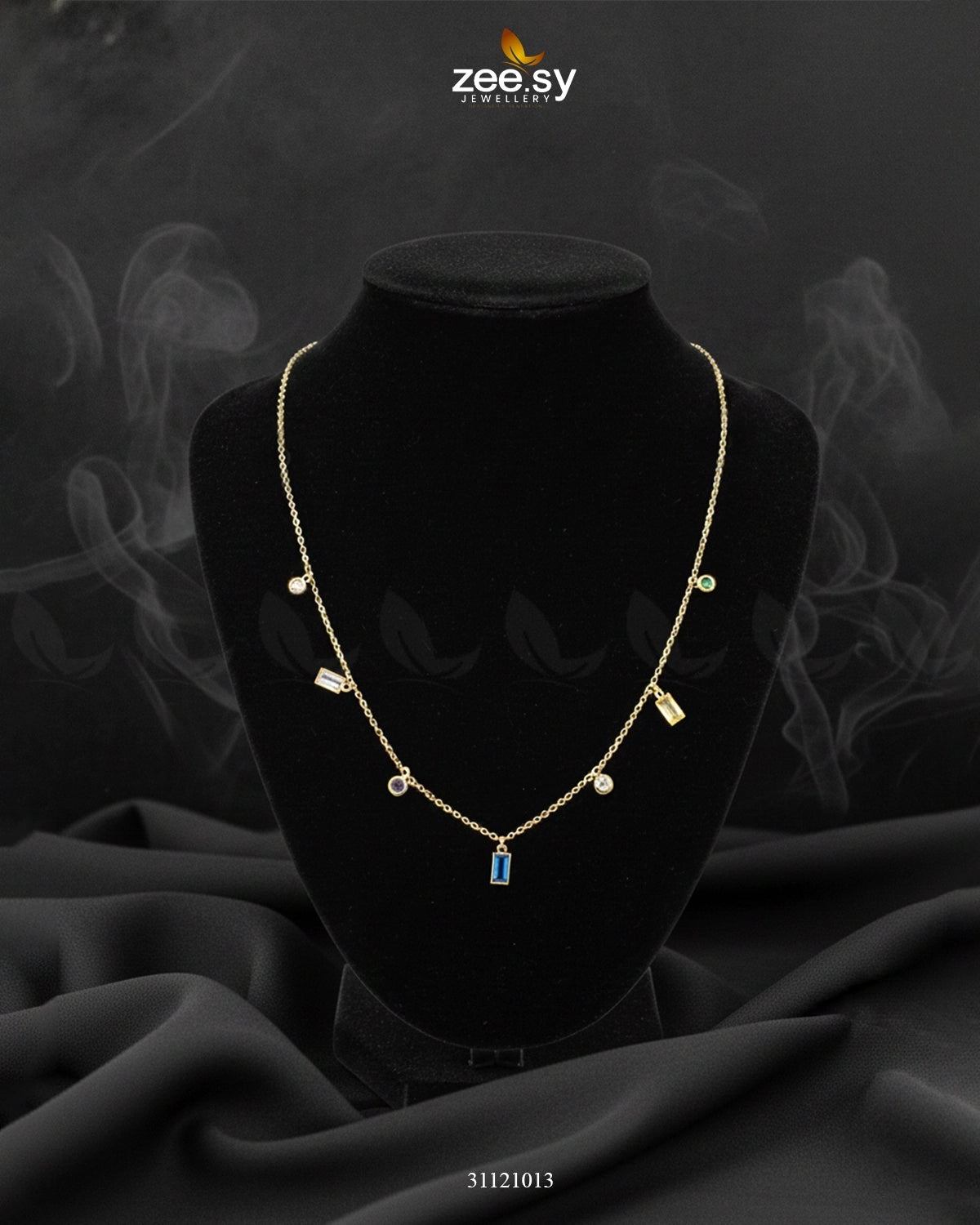 Modern Rainbow Charm Chain - Zeesy Jewellery