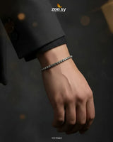 Mono Round Small Box Bracelet for Men - Zeesy.pk