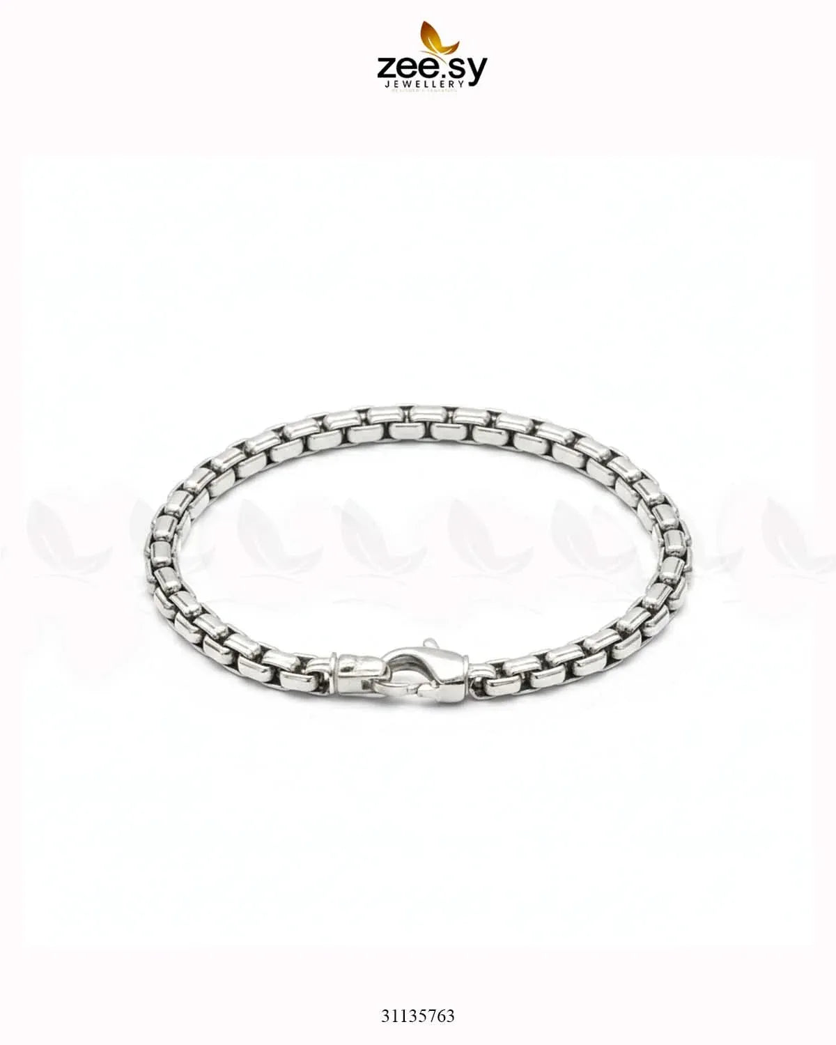 Mono Round Medium Box Bracelet for Men - Zeesy.pk