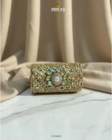 Moon Center Baroque Clutch Bag - Zeesy.pk