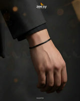 Moon Small Lace Bracelet for Men - Zeesy.pk