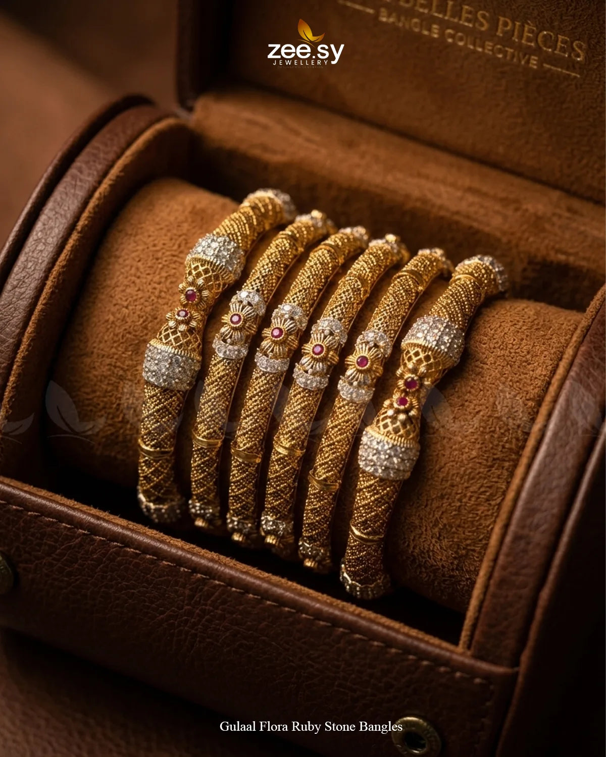 Mughlai Floral Karigari Bangles BANGLES - Zeesy Jewellery Pakistan | Premium Artificial & Imitation Jewellery