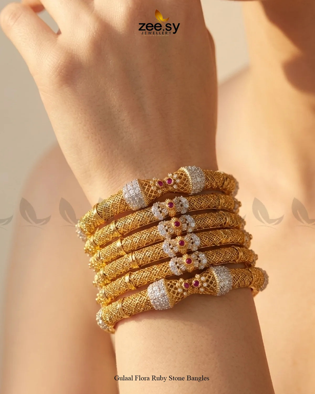 Mughlai Floral Karigari Bangles BANGLES - Zeesy Jewellery Pakistan | Premium Artificial & Imitation Jewellery