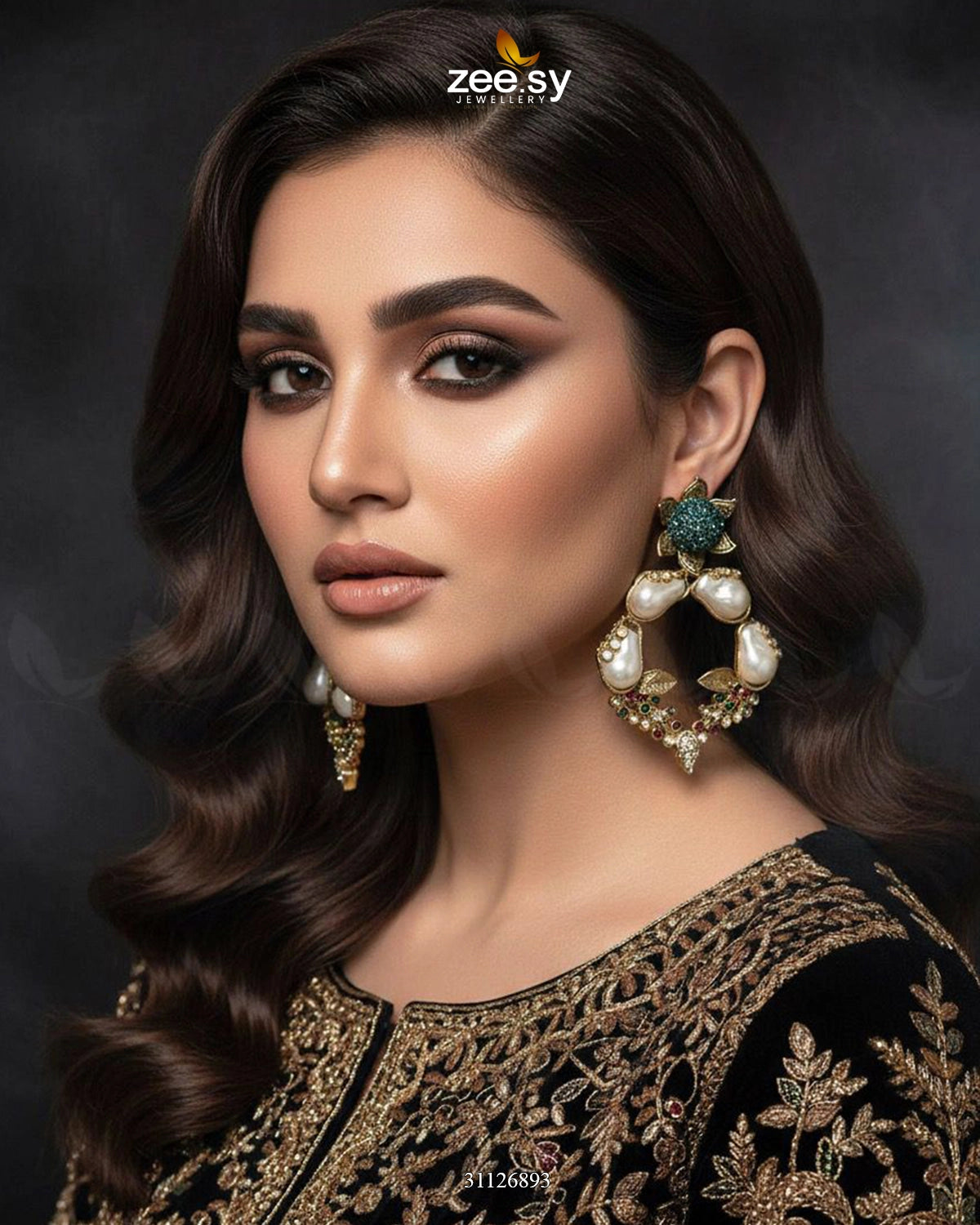 Antique Turkish Baroque Pearl Earrings - Zeesy Jewellery