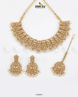 NECKLACE-0966 Champagne Necklace Sets - Zeesy Jewellery Pakistan | Premium Artificial & Imitation Jewellery