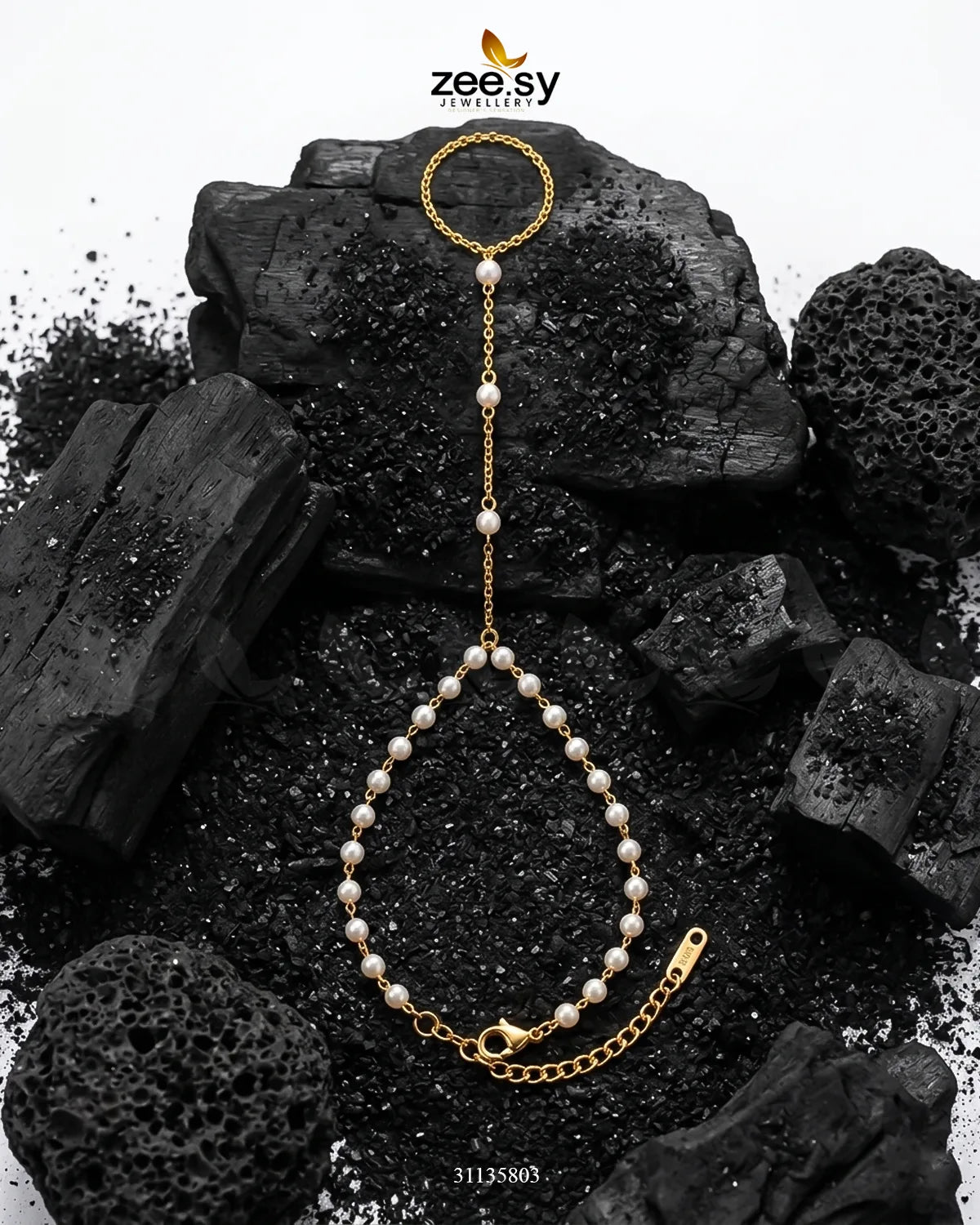 Natural Pearl Anja Bracelet Bracelet - Zeesy Jewellery Pakistan | Premium Artificial & Imitation Jewellery