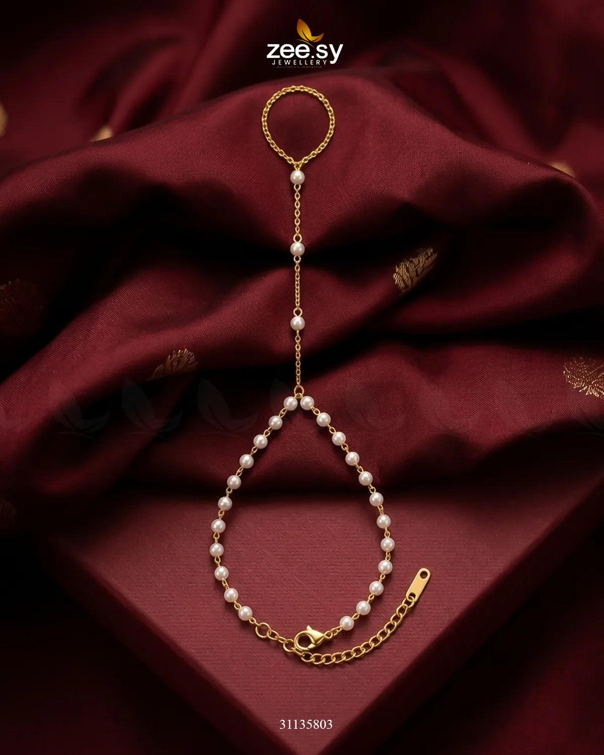 Natural Pearl Anja Bracelet Bracelet - Zeesy Jewellery Pakistan | Premium Artificial & Imitation Jewellery