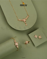 Nivia Pendant Gold - Zeesy Jewellery