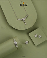 Nivia Pendant Silver - Zeesy Jewellery