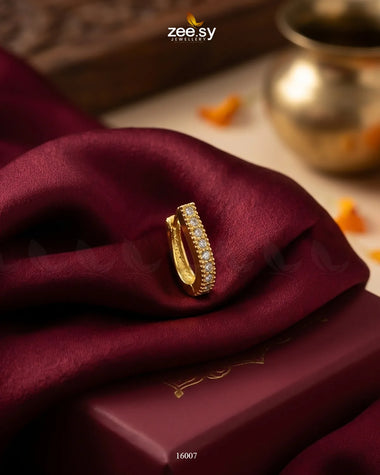 Non Piercing Nose Clip Golden Nose ring - Zeesy Jewellery Pakistan | Premium Artificial & Imitation Jewellery