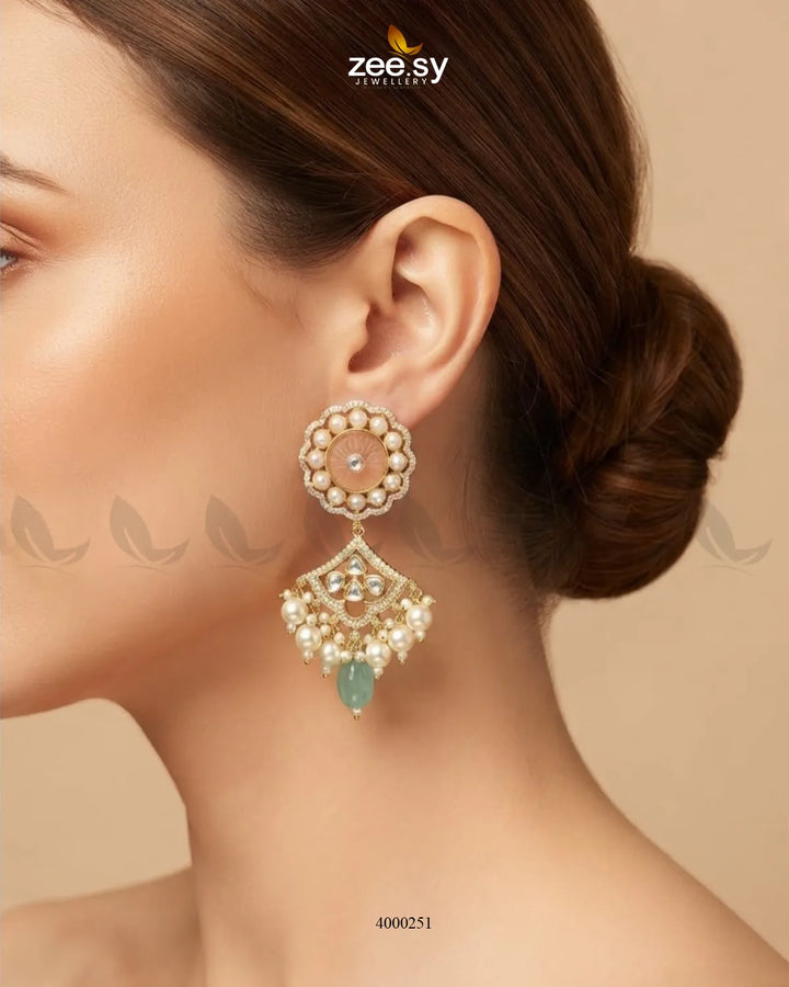 Noor Kundan Pearl Choker Set
