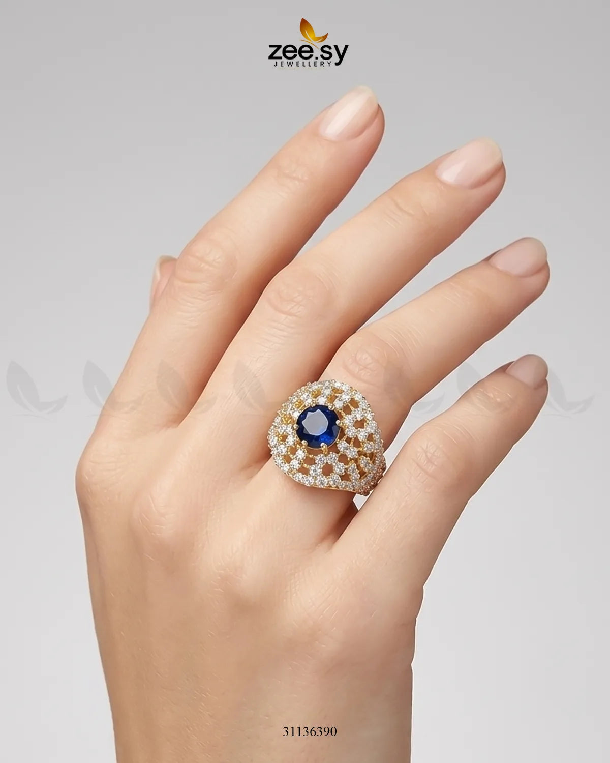 Ocean Empress Cluster Ring
