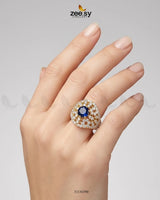 Ocean Empress Cluster Ring