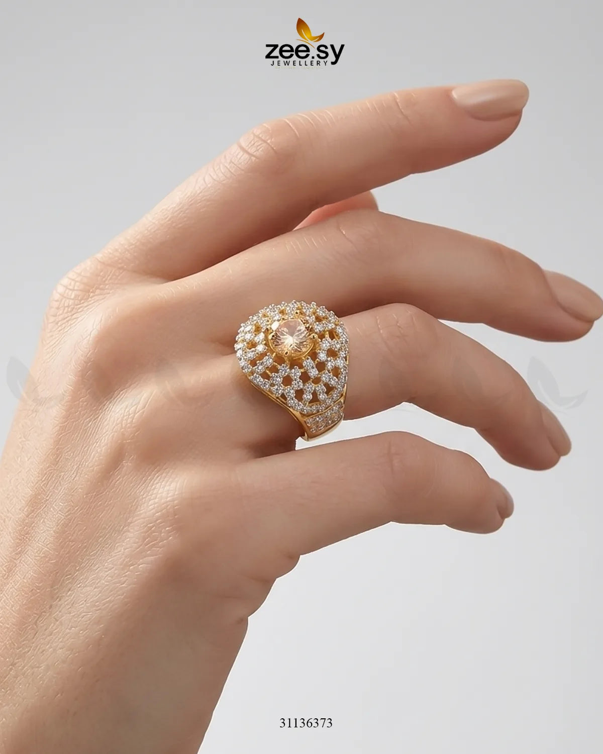 Ocean Empress Cluster Ring