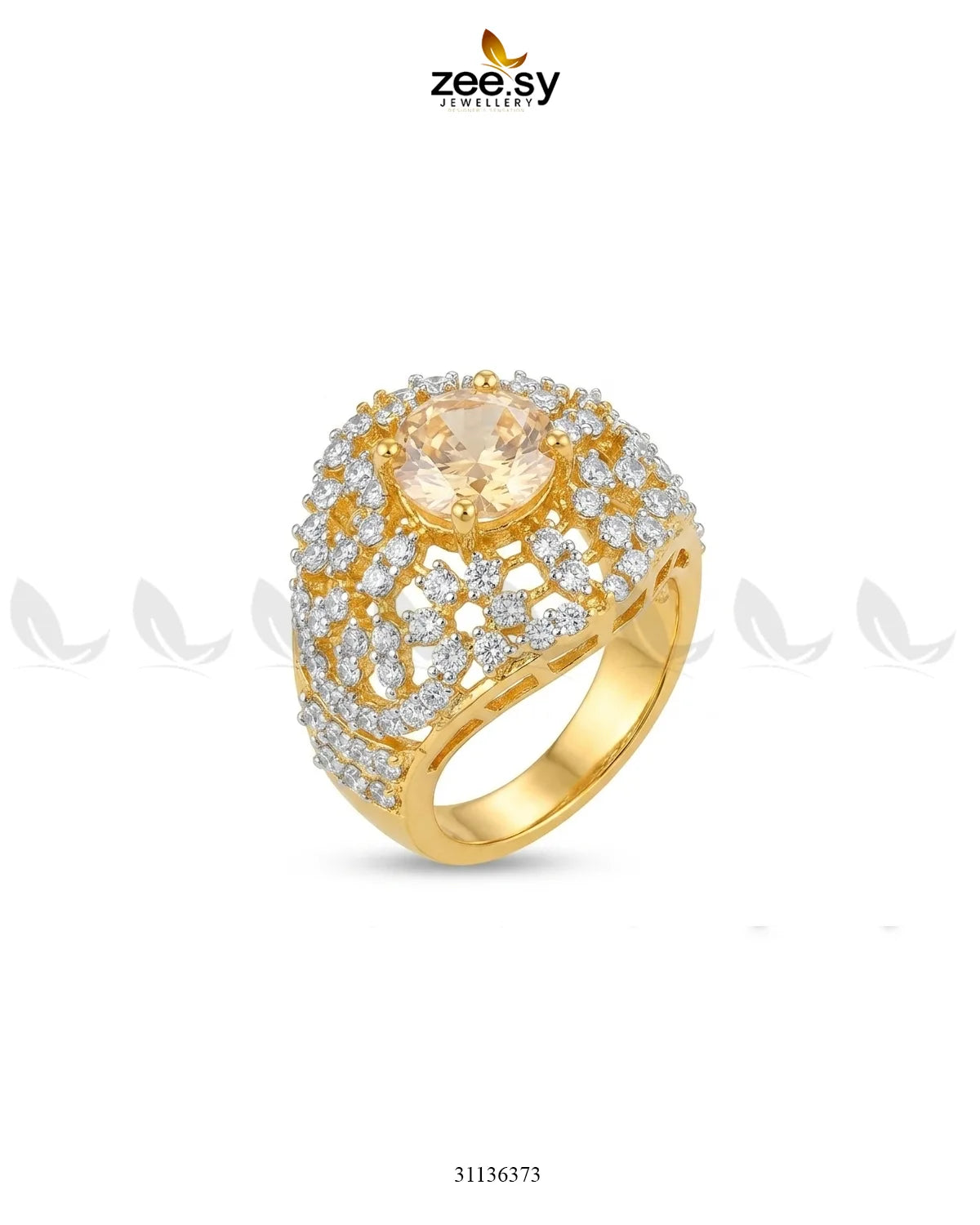 Ocean Empress Cluster Ring