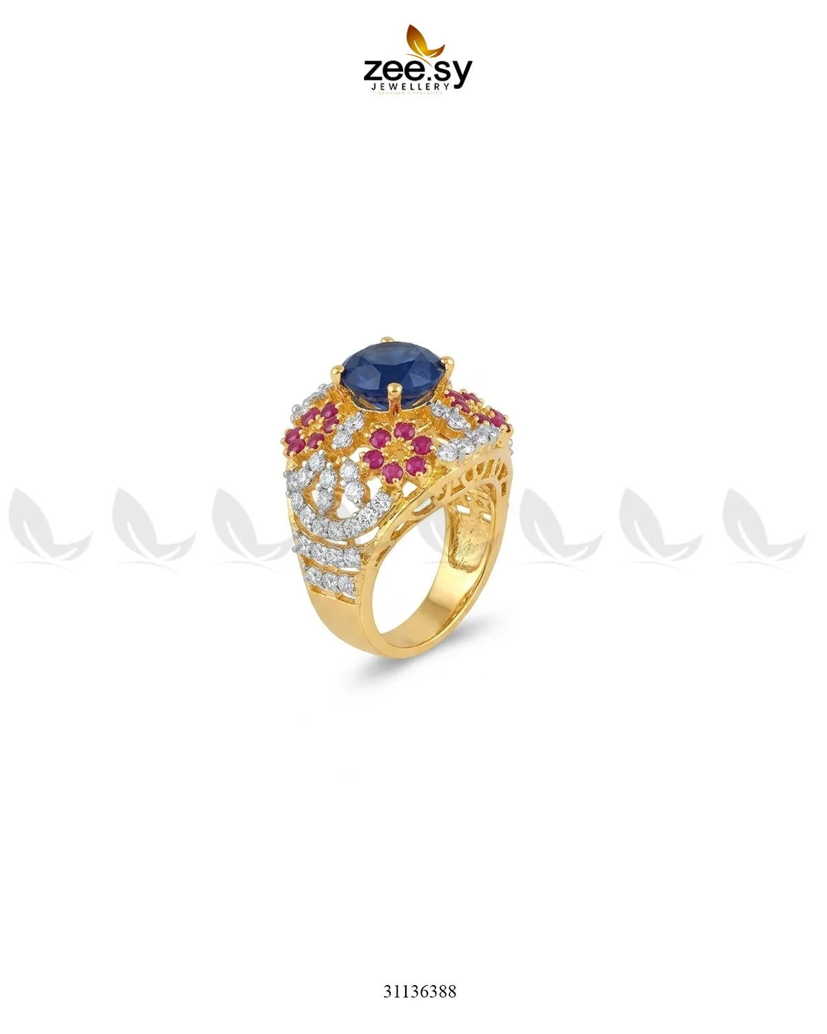 Ocean Empress Cluster Ring