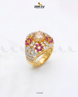 Ocean Empress Cluster Ring