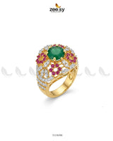 Ocean Empress Cluster Ring