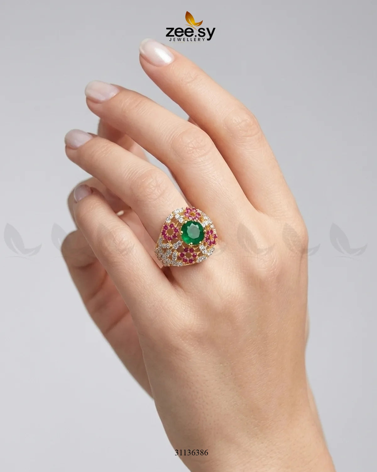 Ocean Empress Cluster Ring