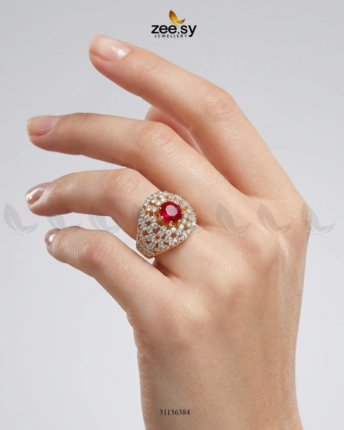 Ocean Empress Cluster Ring