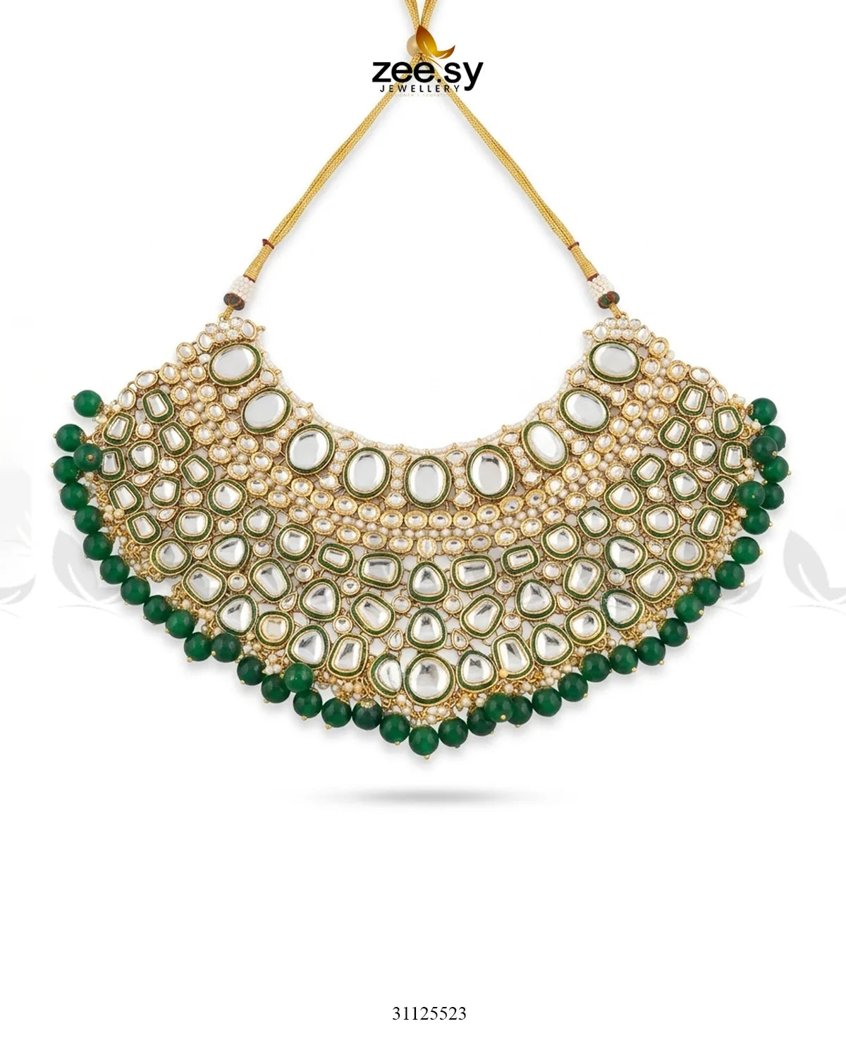 Opulent Petite Motif Bridal Set Bridal Set - Zeesy Jewellery Pakistan | Premium Artificial & Imitation Jewellery