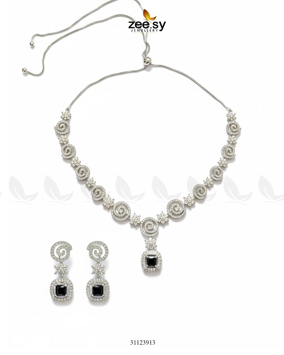 Opulent Vestige Crystal Necklace Set - Zeesy Jewellery