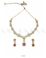Opulent Vestige Crystal Necklace Set - Zeesy Jewellery