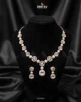 Opulent Vestige Crystal Necklace Set - Zeesy Jewellery
