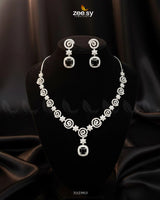 Opulent Vestige Crystal Necklace Set - Zeesy Jewellery