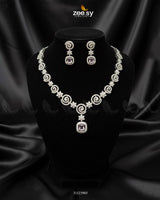 Opulent Vestige Crystal Necklace Set - Zeesy Jewellery