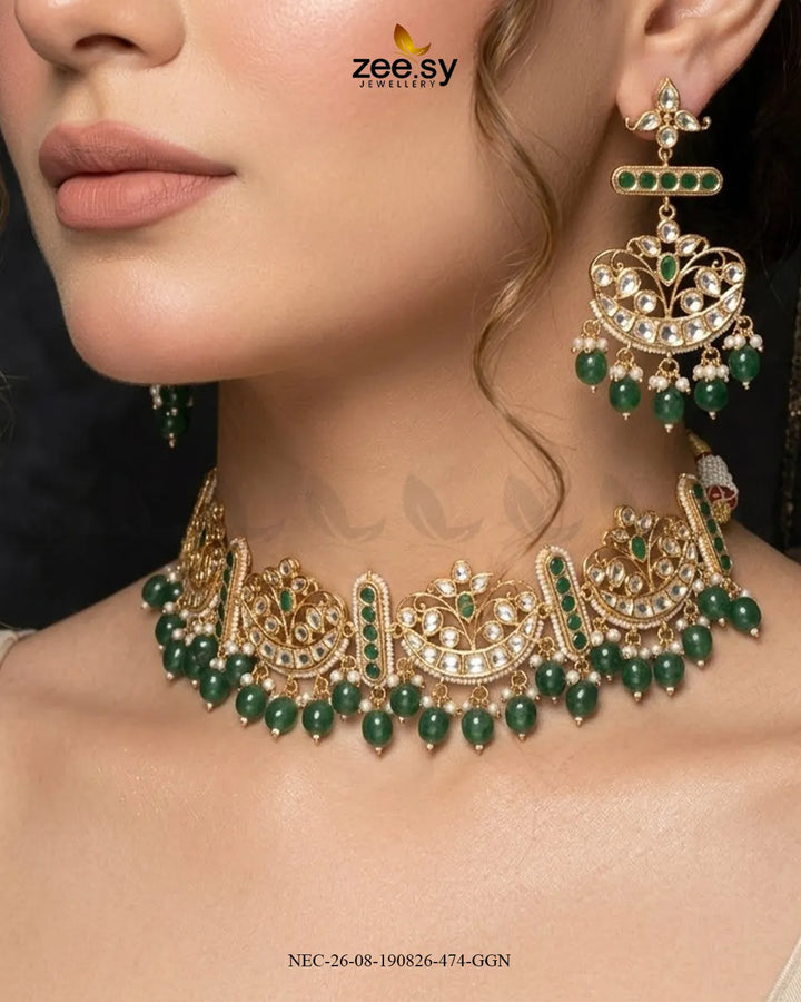 Orla Pearl Drop Necklace Set Necklace Sets - Zeesy Jewellery Pakistan | Premium Artificial & Imitation Jewellery