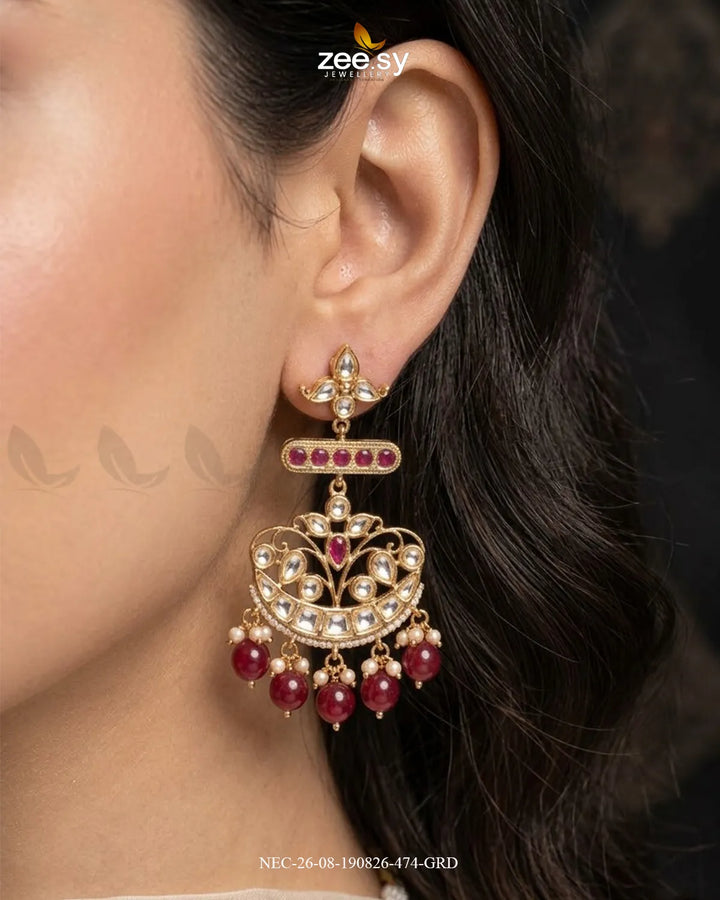 Orla Pearl Drop Necklace Set Necklace Sets - Zeesy Jewellery Pakistan | Premium Artificial & Imitation Jewellery