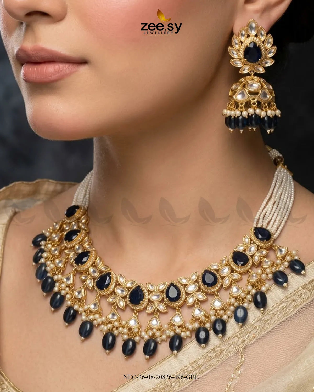 Orla Traditional Kundan Necklace Set