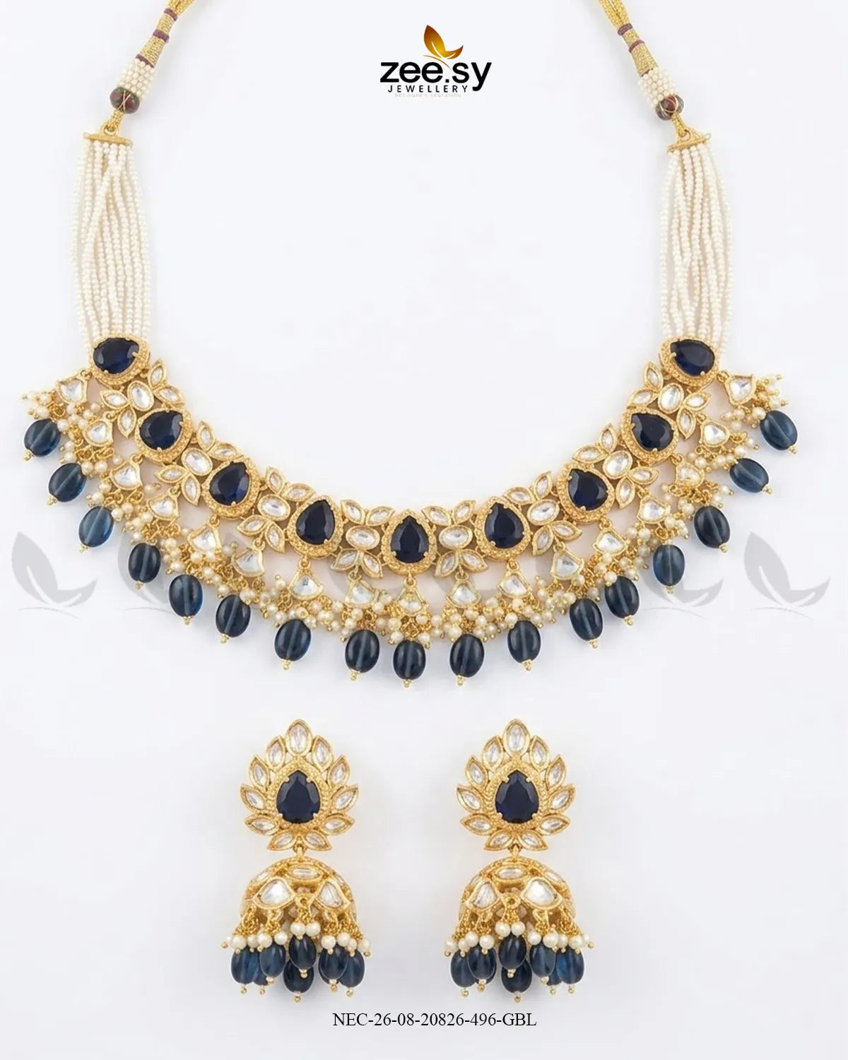 Orla Traditional Kundan Necklace Set