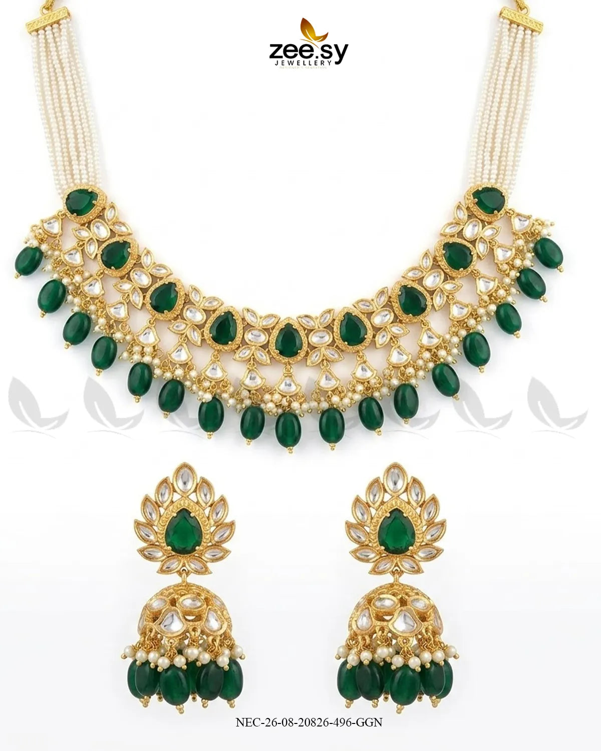 Orla Traditional Kundan Necklace Set