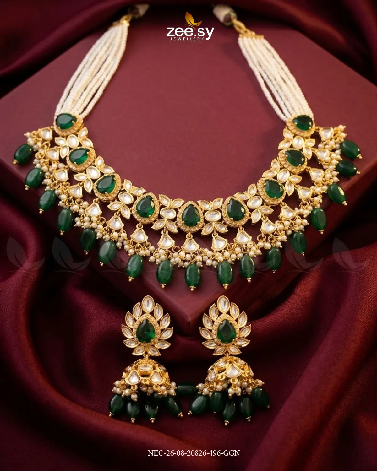Orla Traditional Kundan Necklace Set