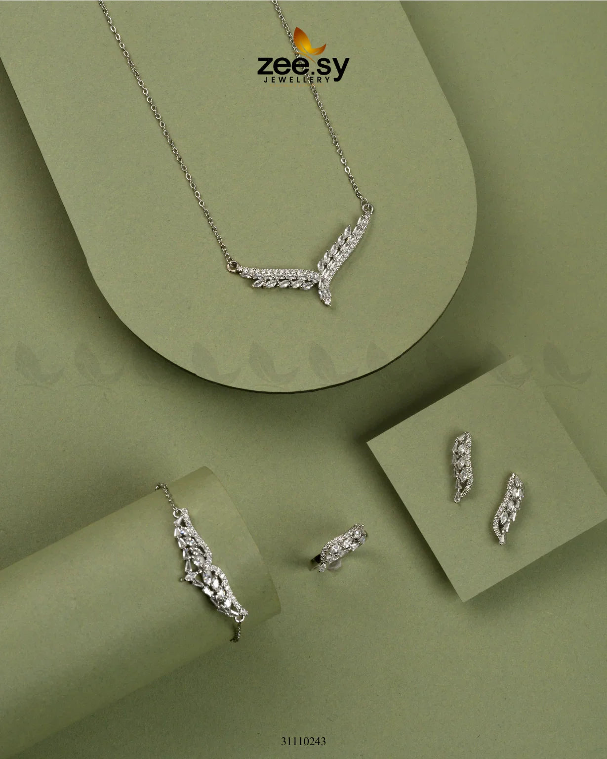 Orlaith Pendant Silver - Zeesy Jewellery