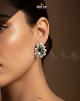 Oval Star Earrings - Zeesy Jewellery