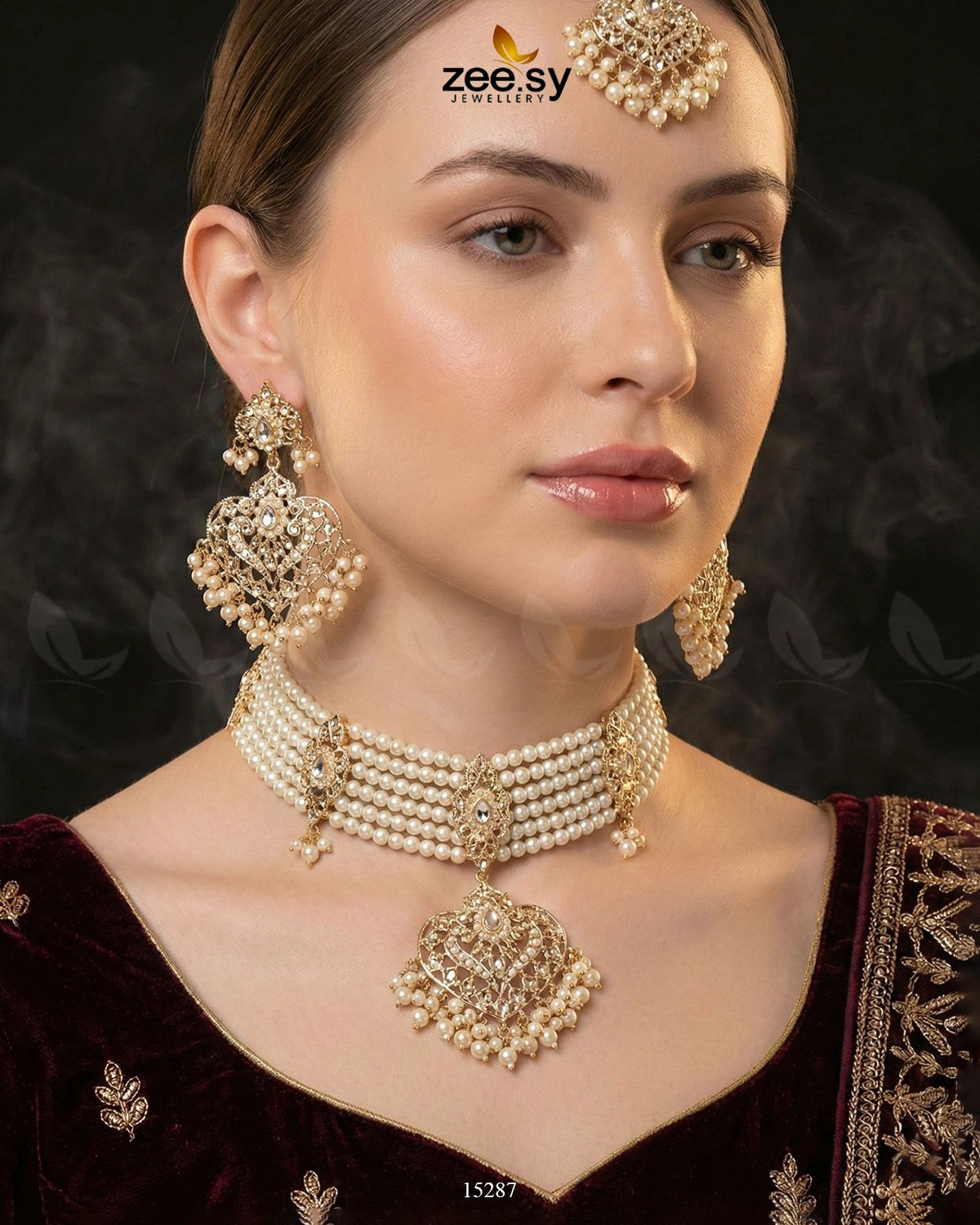 Hyderabadi Guluband Necklace - Zeesy Jewellery