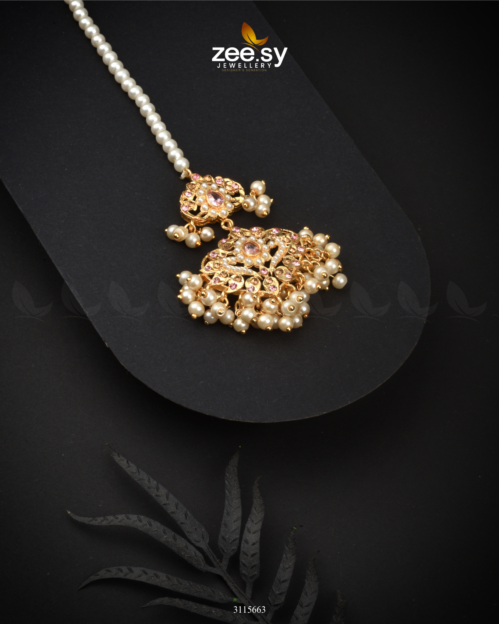Sonali Bindiya Elegant Charm Champagne - Zeesy Jewellery