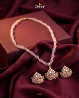 Pendant Necklace Pink Pendant - Zeesy Jewellery Pakistan | Premium Artificial & Imitation Jewellery
