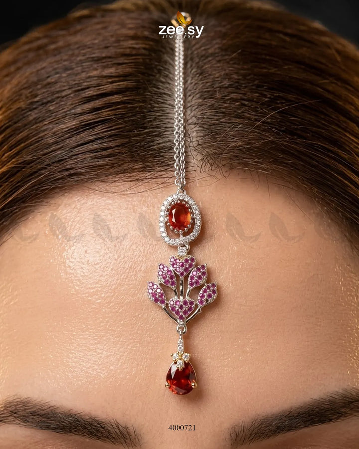Petal American Diamond Necklace Set Necklace Sets - Zeesy Jewellery Pakistan | Premium Artificial & Imitation Jewellery