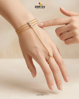 Petite Wave Zirconia Bracelet